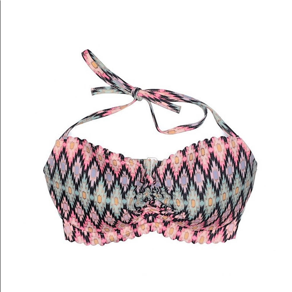 Victoria’s Secret Colorful Halter Swim Top